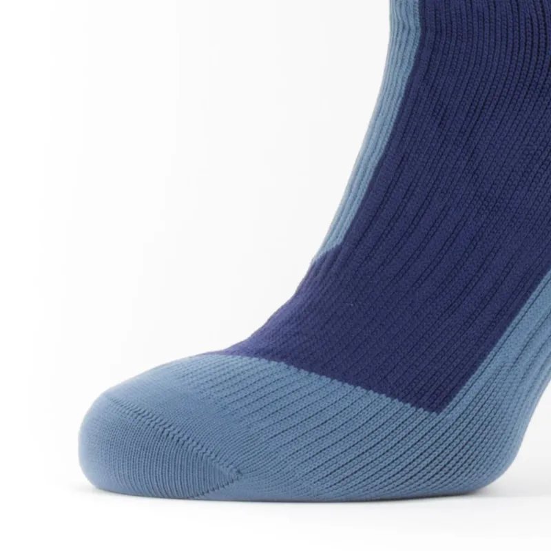 SealSkinz Waterproof Extreme Cold Weather Mid Length Sock Navy Blue/Yellow-2