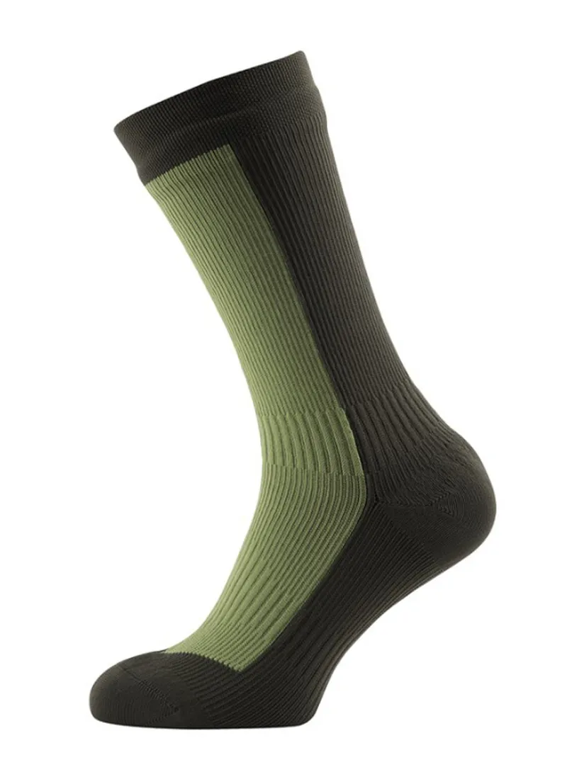 SealSkinz Hiking Mid Socks Olive Green