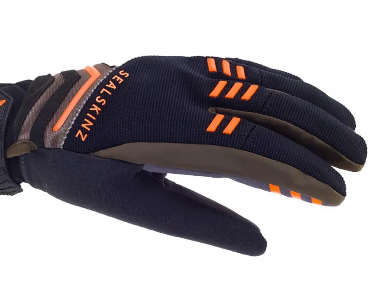 SealSkinz Dragon Eye MTB Gloves Black/Orange-2