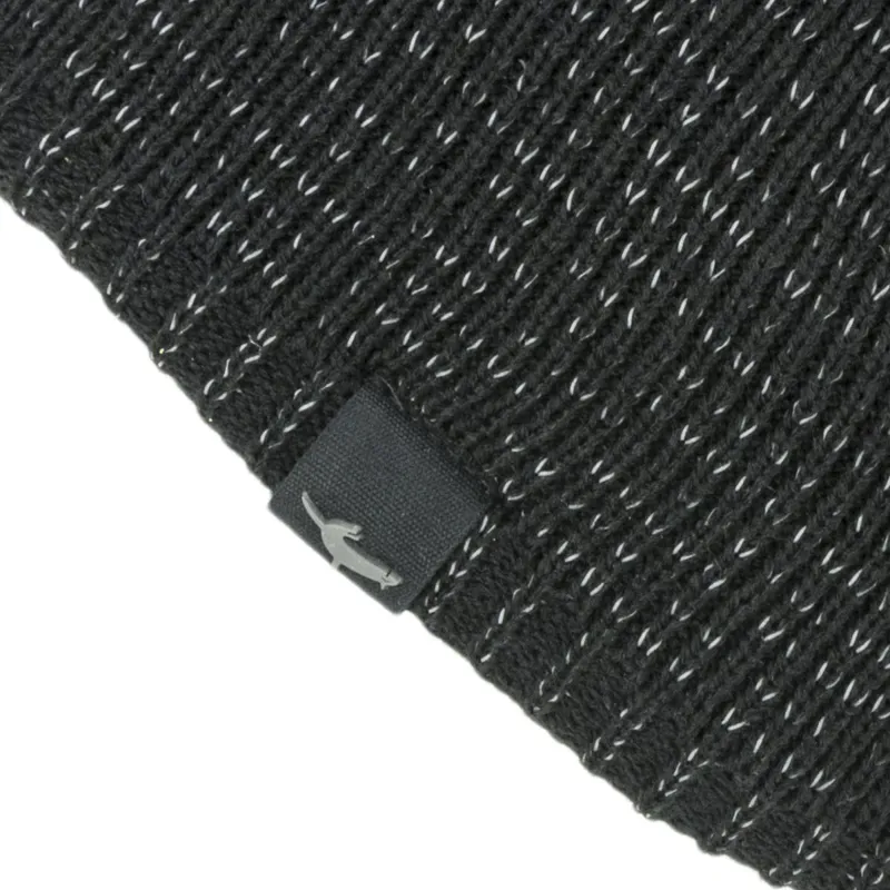 SealSkinz Waterproof Cold Weather Reflective Beanie Black-2