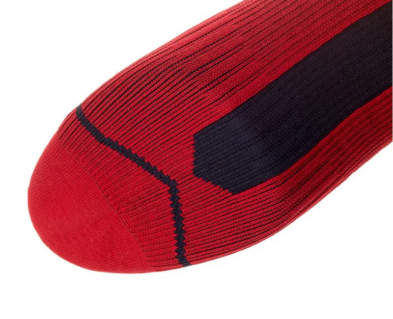 SealSkinz Road Thin Ankle Socks with Hydrostop Red/Black-1
