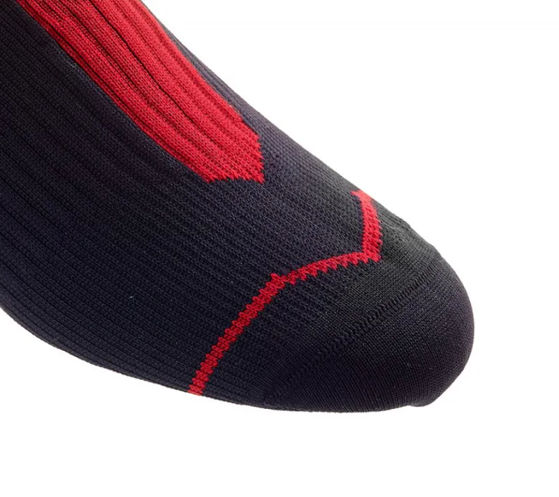 SealSkinz Road Thin Socklet Black/Red-1