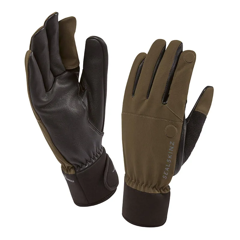 SealSkinz Shooting Gloves Olive-1