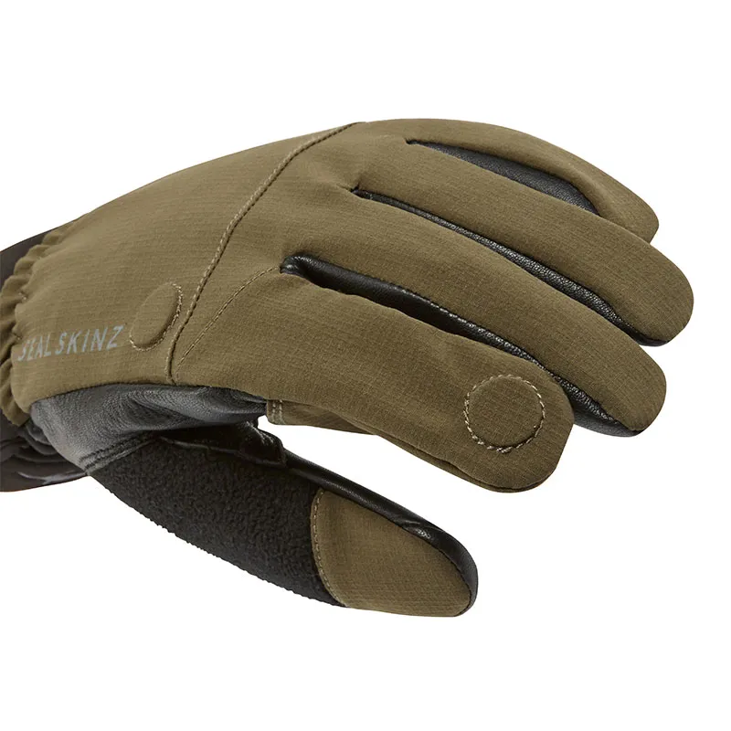 SealSkinz Shooting Gloves Olive-3
