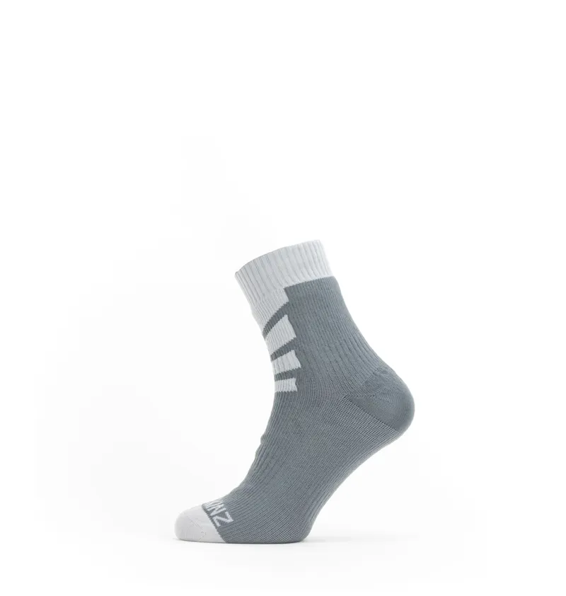 SealSkinz Waterproof Warm Weather Ankle length Socks Grey