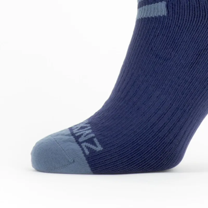 SealSkinz Waterproof Warm Weather Ankle length Sock Navy Blue-1