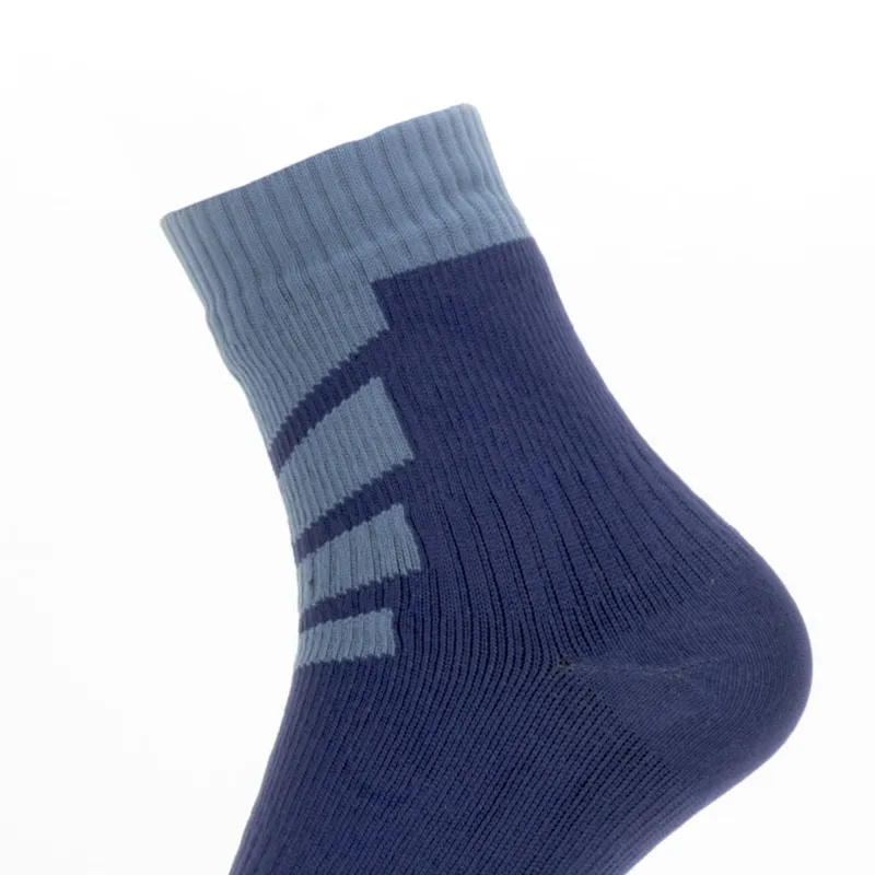 SealSkinz Waterproof Warm Weather Ankle length Sock Navy Blue-2