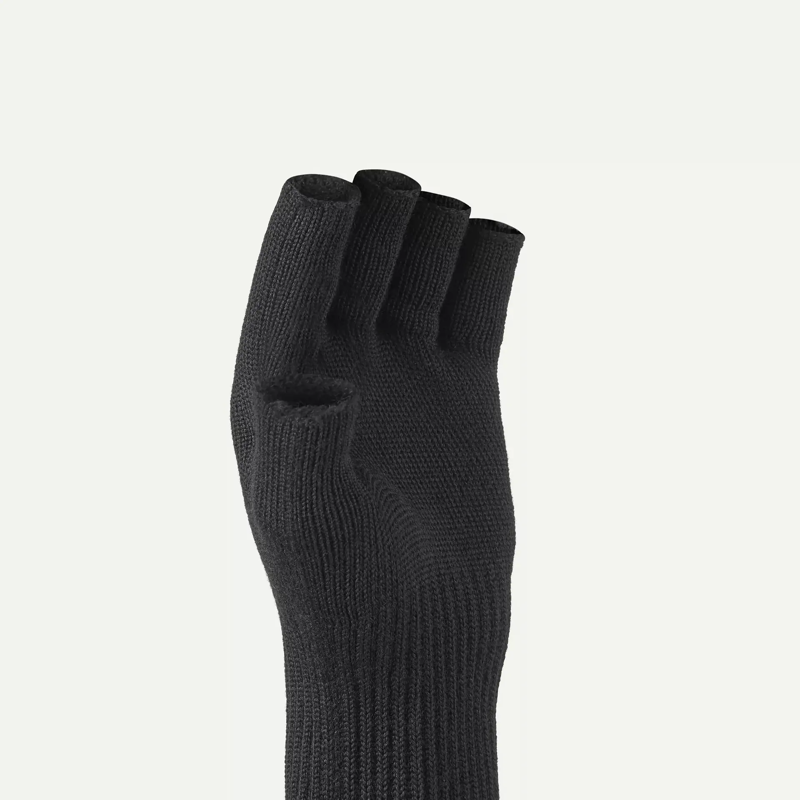 SealSkinz Welney Solo Merino Liner Mitt One Size Black-3