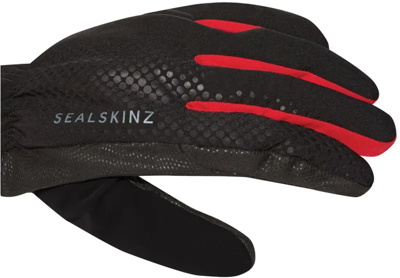 SealSkinz All Weather XP Cycle Gloves Black/Red-1