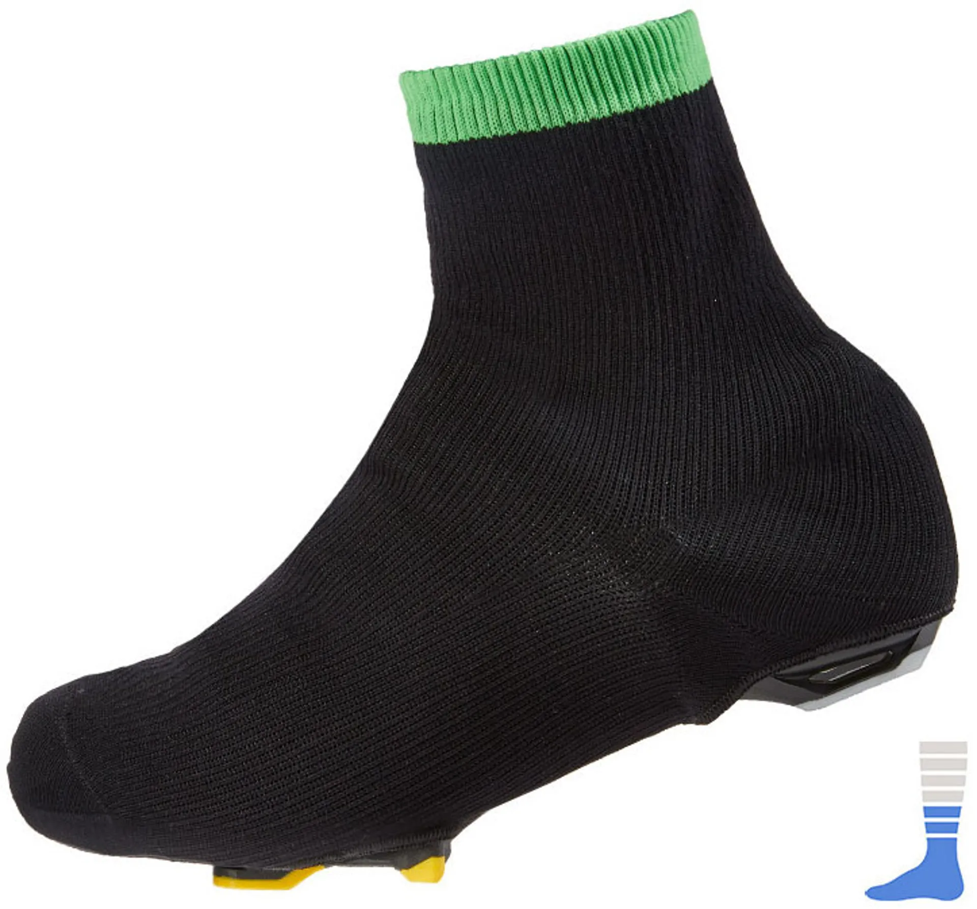 SealSkinz Cycle Oversocks Black/Green