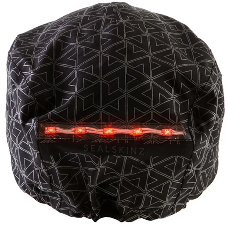 SealSkinz Halo Waterproof Helmet Cover Black