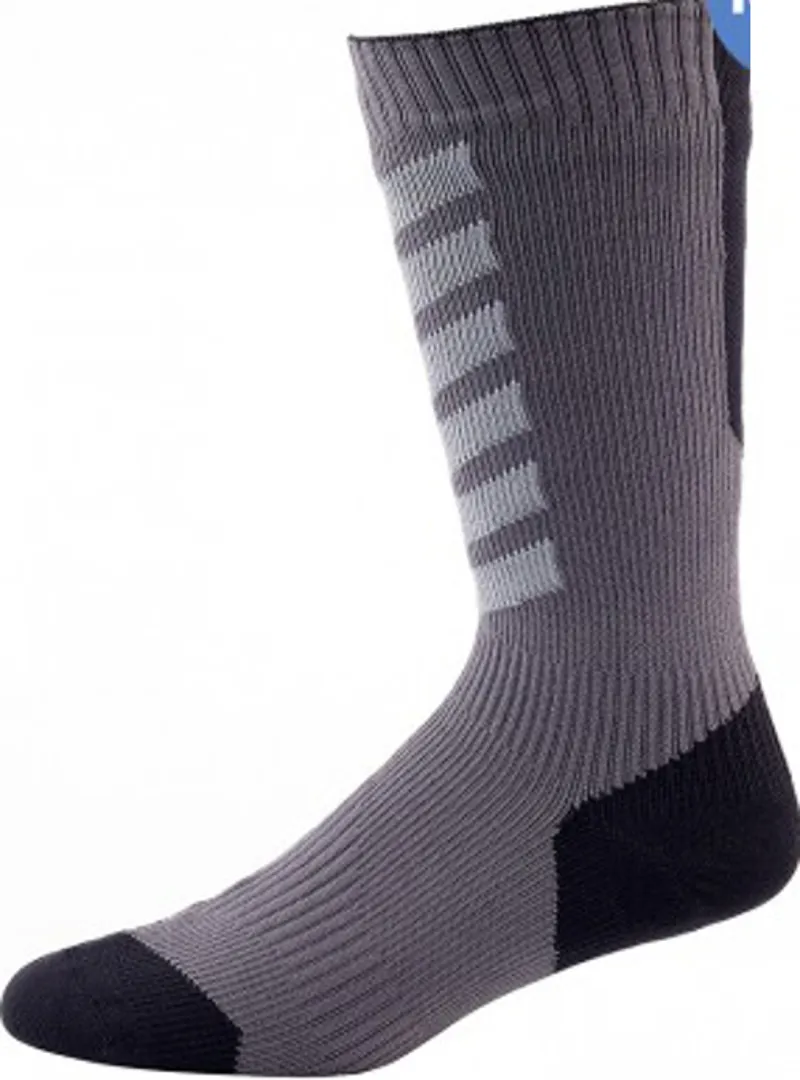 Sealskinz MTB Thin Mid Socks with Hydrostop Anthracite/Grey/Black