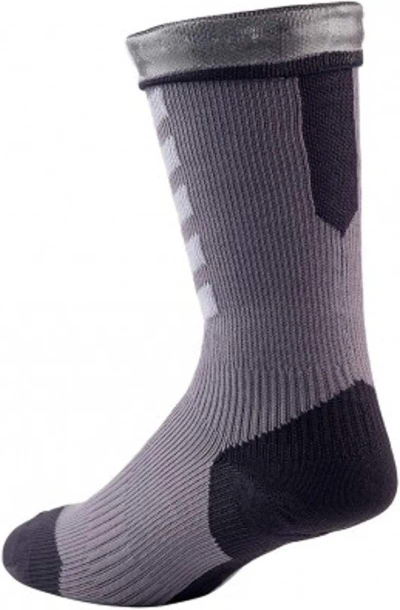 Sealskinz MTB Thin Mid Socks with Hydrostop Anthracite/Grey/Black-1