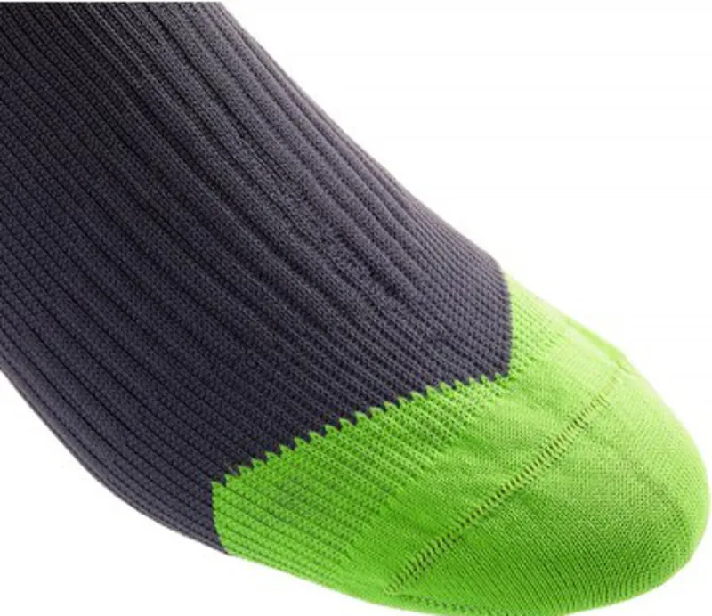 Sealskinz MTB Thin Mid Socks with Hydrostop Anthracite/Leaf/Lime-2