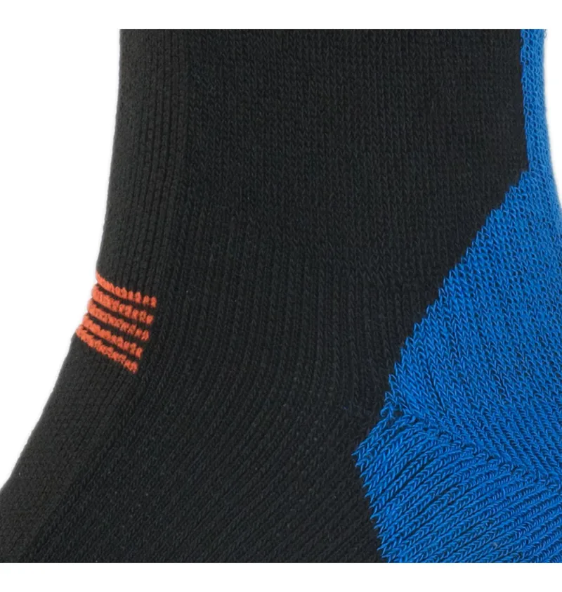 Sealskinz MTB Trail Mid Length Socks Black/Blue