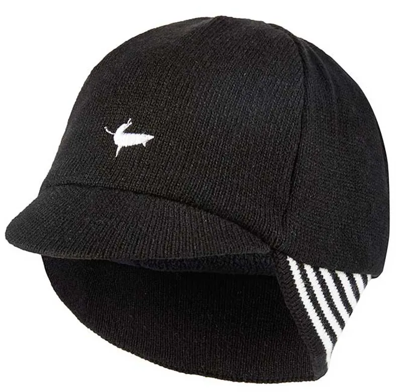 SealSkinz Reflective Belgian Cycle Beanie Black