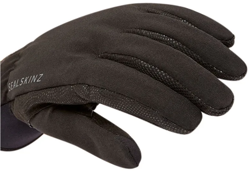 SealSkinz Sea Leopard Womens Cycling Gloves Black-1