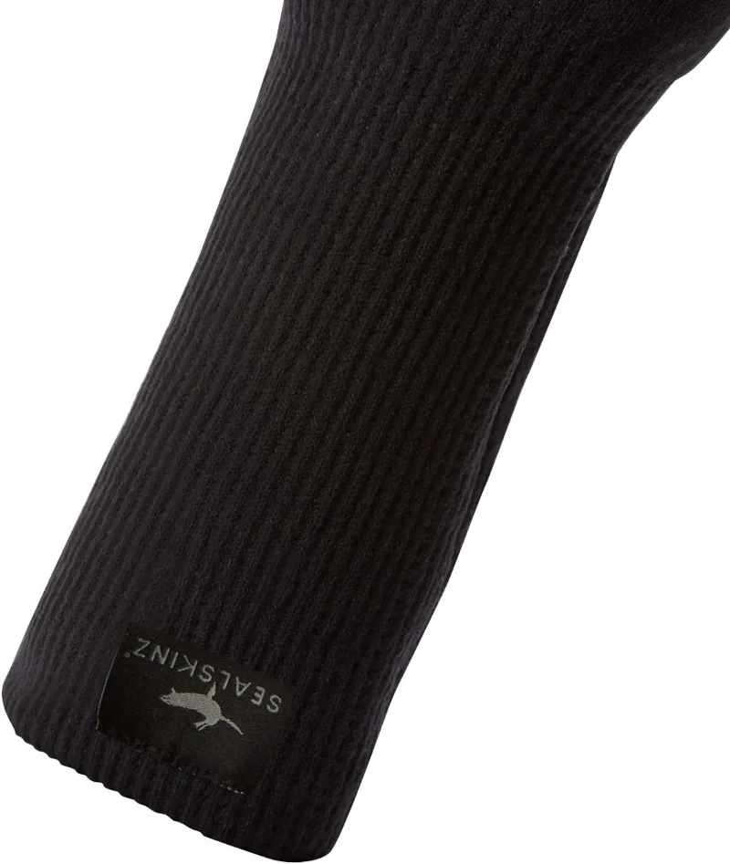 SealSkinz Ultra Grip Gauntlet Gloves Black/Silver-3