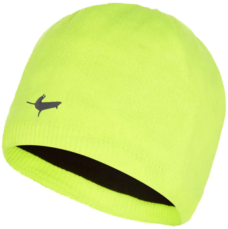 SealSkinz Waterproof Beanie Hat Hi Vis Yellow
