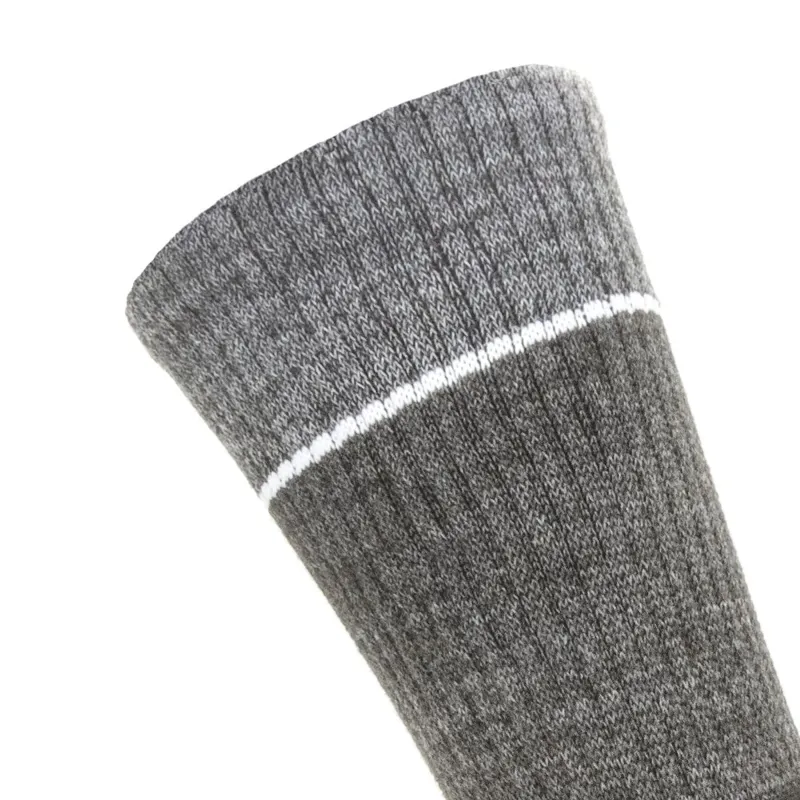SealSkinz Solo QuickDry Mid Length Sock Black/Grey-2