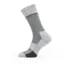 SealSkinz Solo QuickDry Mid Length Sock Grey/White/Red