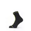 SealSkinz Waterproof All Weather Ankle Length Sock with Hydrostop Black/Yellow