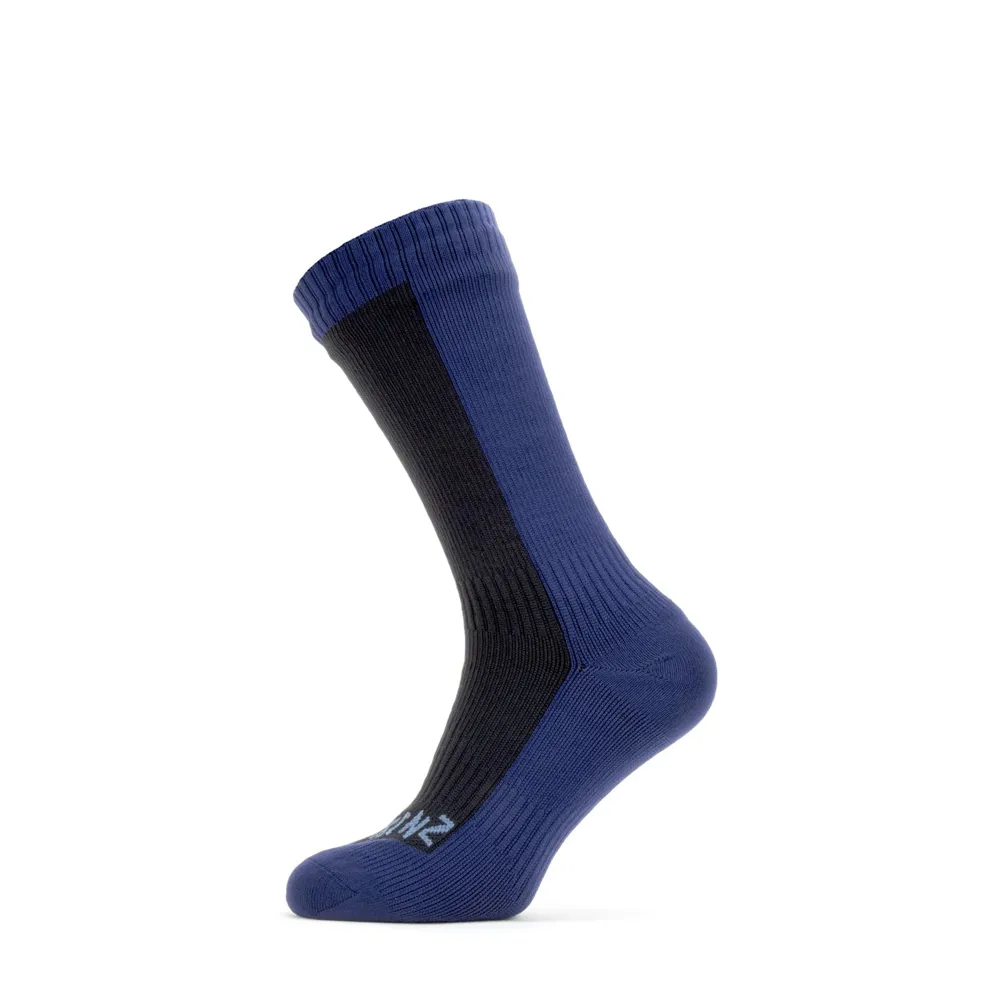 Image of SealSkinz Waterproof Cold Weather Mid Length Sock Black/Navy