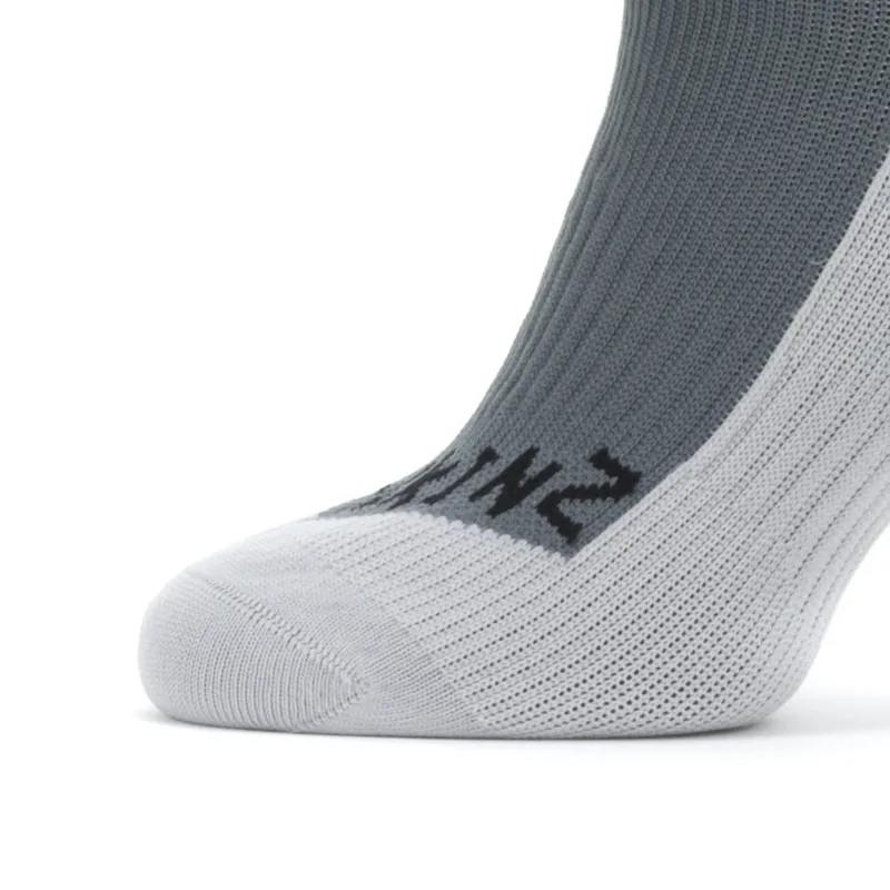 SealSkinz Waterproof Cold Weather Mid Length Sock Grey-1