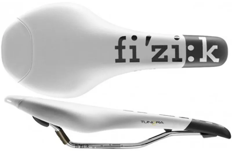 Fizik Tundra 2 Saddle Kium Rails Black/White