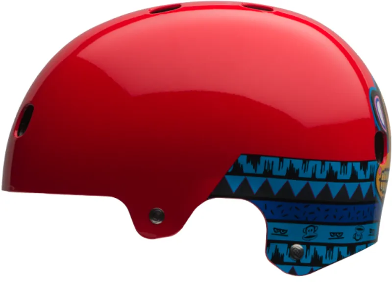 Bell Segment Jr Kids Helmet Red Paul Frank Graffiti-2