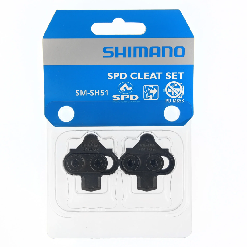 Shimano SH51 MTB SPD Cleats Single Release Pair Black-1