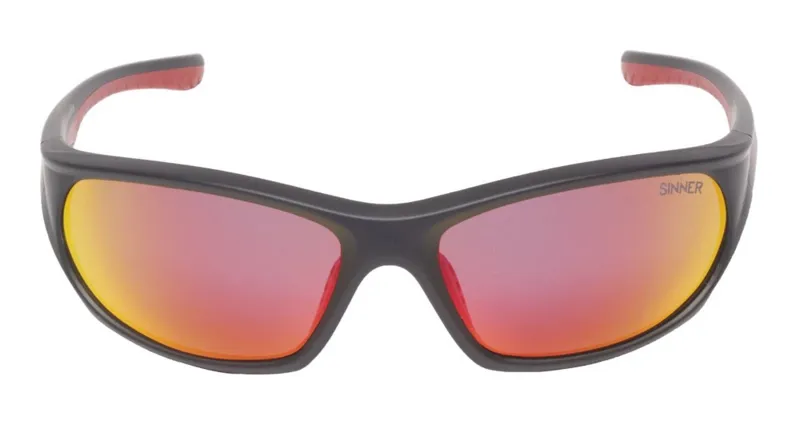 Sinner Fury Sunglasses Black/Red-1
