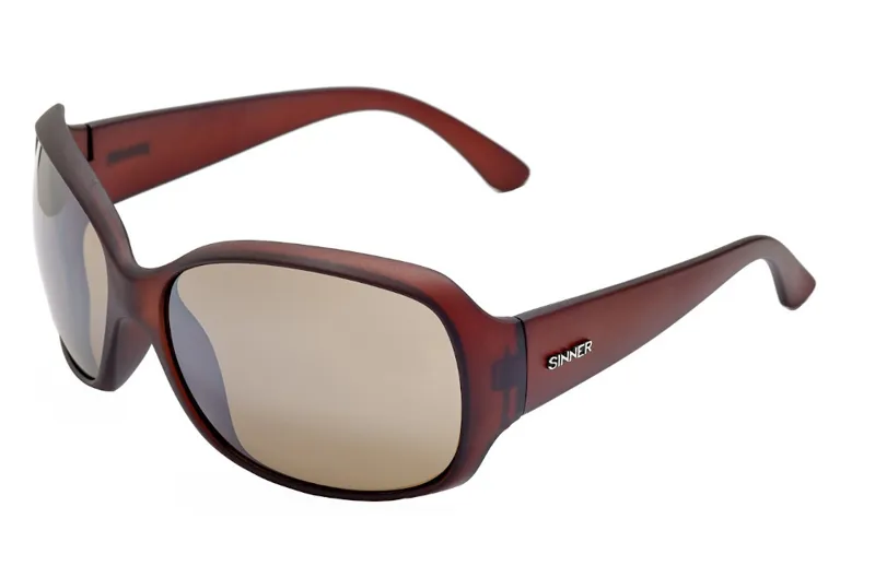 Sinner Amos Matte Sunglasses Dark Brown