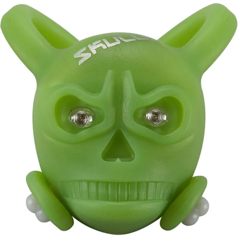 Ilumenox Skully Front and Rear Bike Lights Green