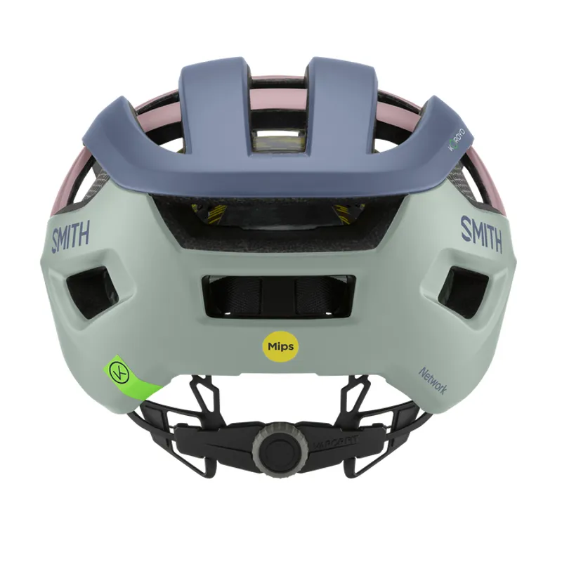 Smith Network Mips Race Helmet Matte Granite/ Ice/ Dusk-1