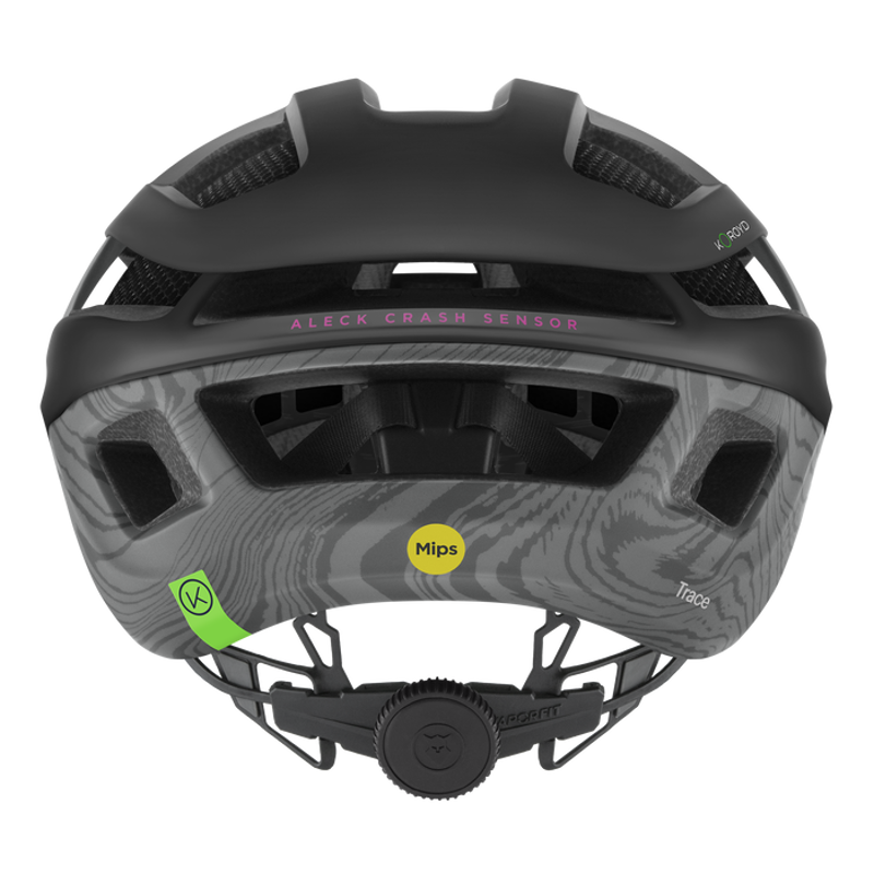 Smith Trace Mips Aleck Crash Sensor Race Helmet Black/Topo-2
