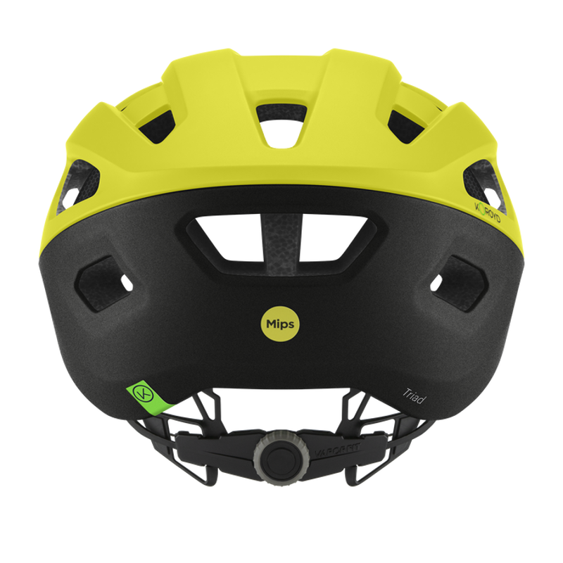 Smith Triad Mips Race Helmet Matte Neon Yellow Viz-3