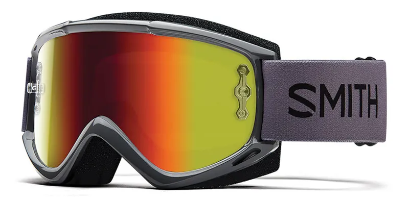 SMITH MX Goggle V1 Max charcoal red mirror 