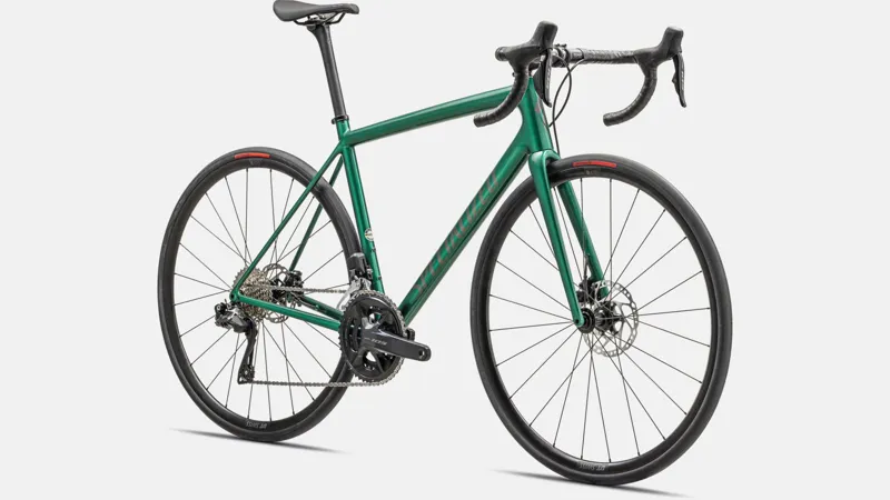 Specialized Aethos Comp Road Bike 2024 Gloss metallic Pine Green/Smoke -1