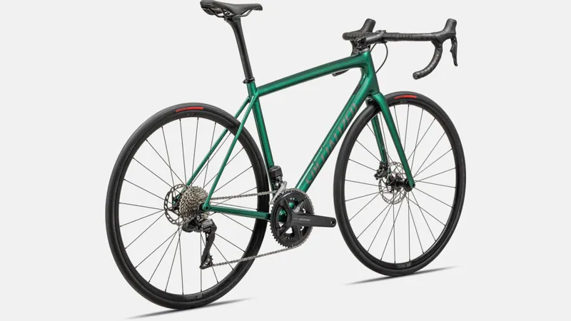 Specialized Aethos Comp Road Bike 2024 Gloss metallic Pine Green/Smoke -2
