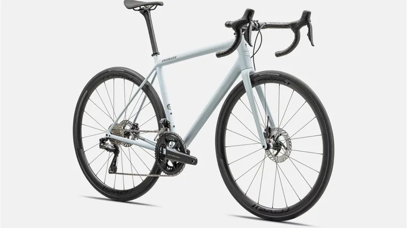 Specialized Aethos Pro Ultegra Di2 Road Bike 2024 Gloss Morning Mist/Lapis Radial Fade/Fog Tint Edge Fade/Smoke-1
