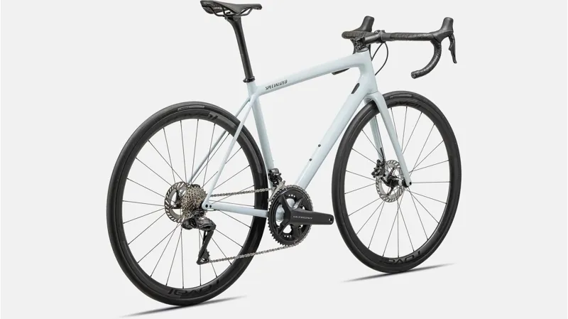 Specialized Aethos Pro Ultegra Di2 Road Bike 2024 Gloss Morning Mist/Lapis Radial Fade/Fog Tint Edge Fade/Smoke-2