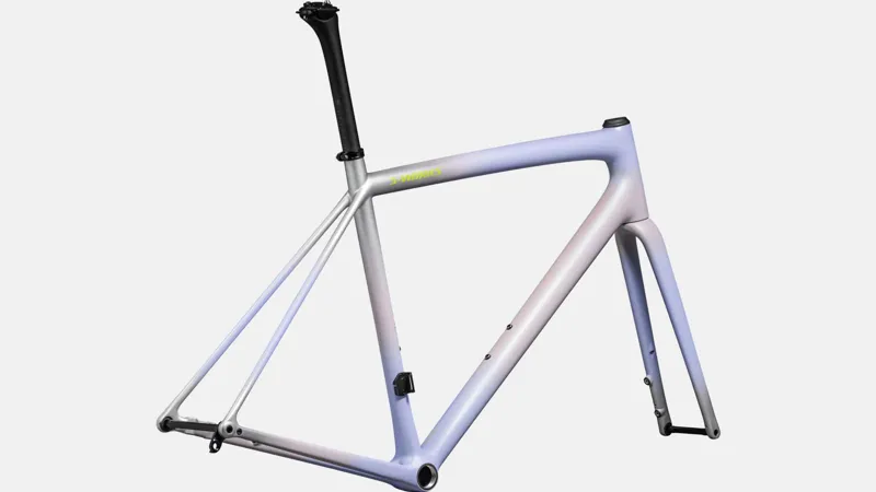 Specialized Aethos S-Works Frame Set 2024 Satin Clay/Powder Indigo/Silver Dust/Hyper Lapis-2