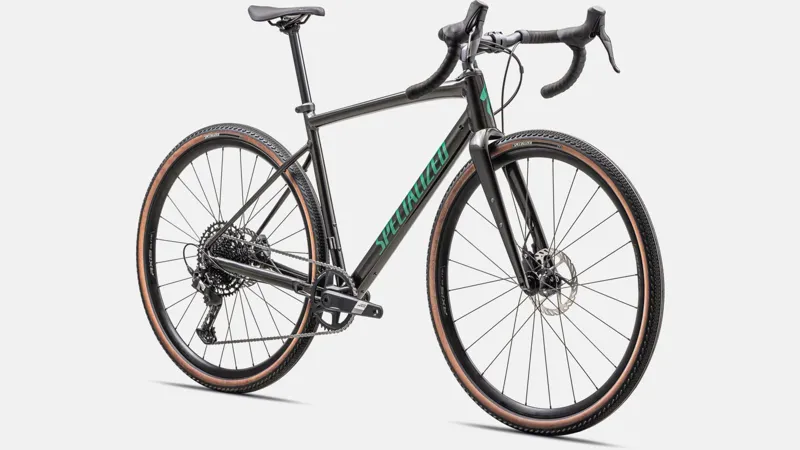 Specialized Diverge Comp E5 Gravel Bike 2024 Gloss Metallic Obsidian/Metallic Pine Green-1
