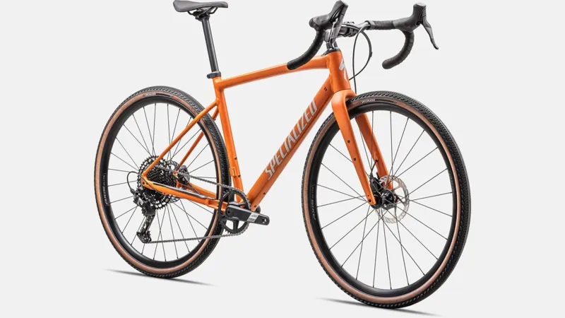 Specialized Diverge Comp E5 Gravel Bike 2024 Satin Amber Glow/Dove Grey-1