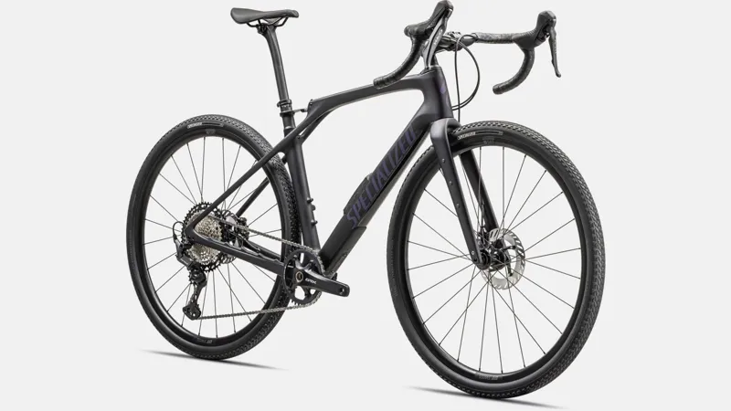 Specialized Diverge STR Comp Gravel Bike 2024 Satin Metallic Midnight Shadow/Violet Ghost Pearl-1