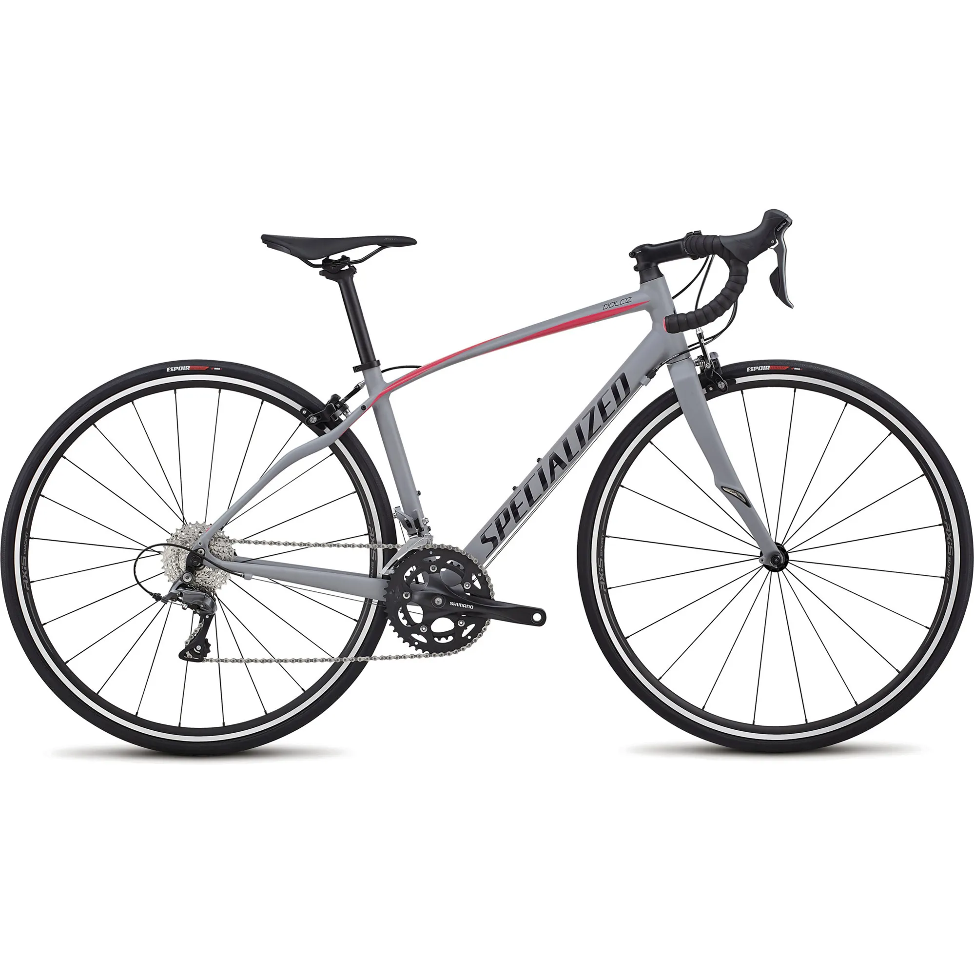 Specialized Dolce Womens Road Bike 2019 Grey/Pink Specialized Dolce Womens Road Bike 2019 Grey/Pink