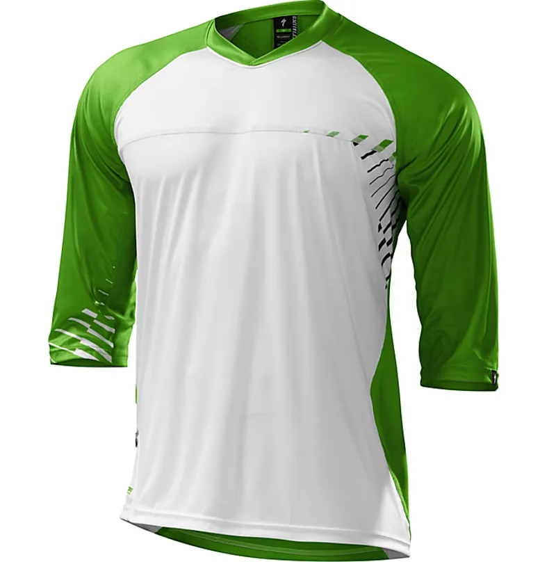 Specialized Enduro Comp 3/4 Jersey White/Moto Green