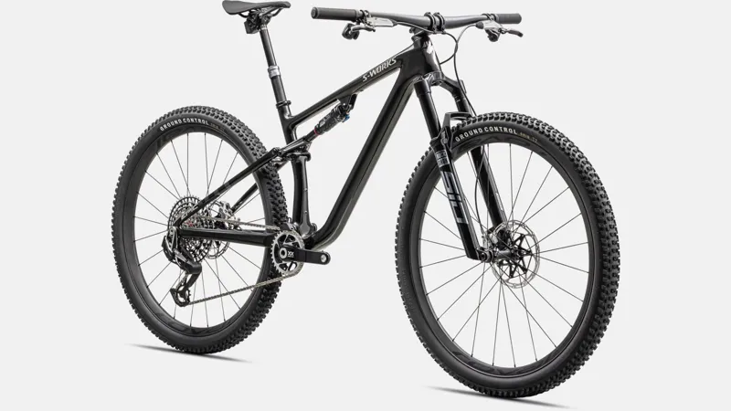 Specialized Epic EVO S-Works Ltd Mountain Bike 2024 Gloss Metallic Obsidian/Satin Brushed Chrome-1