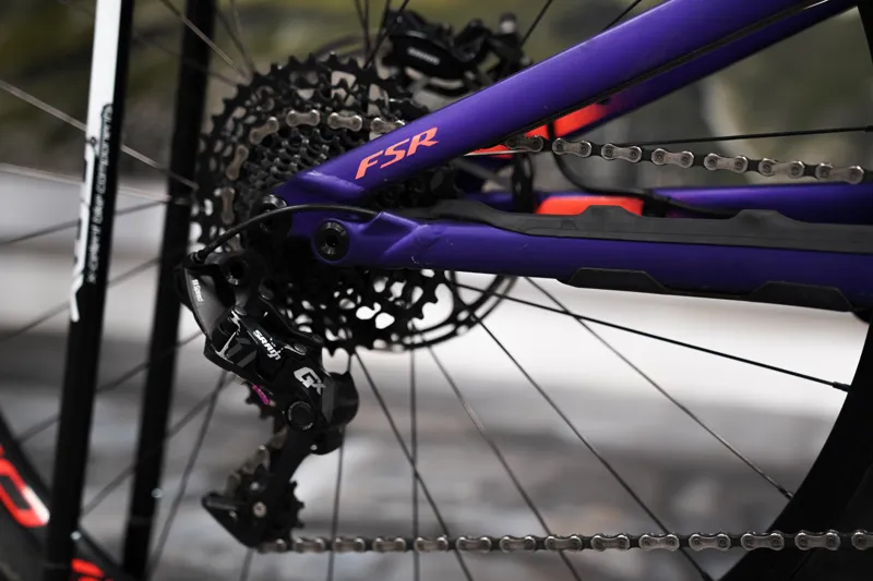 EX DEMO Specialized Levo Comp 29er Womens Large Plum Purple/Acid Lava-8